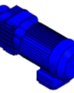 Gearmotor 0,75kW 3Ph 220/380V 50Hz IP55 FS2,3 20N.m 360rpm